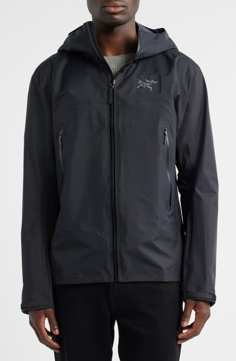 Arc'teryx Beta SL Hybrid Gore-Tex<sup>®</sup> Hooded Jacket, Alternate, color, Black
