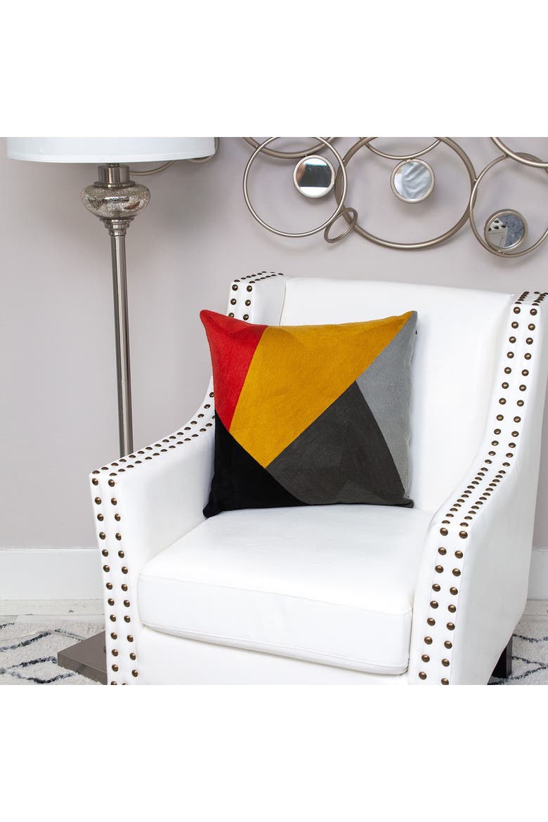 Zefro Multicolor Throw Pillow, Alternate, color, MULTICOLOR