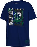 Mitchell & Ness Youth Mitchell & Ness Navy Dallas Mavericks Retro '90s Poster T-Shirt