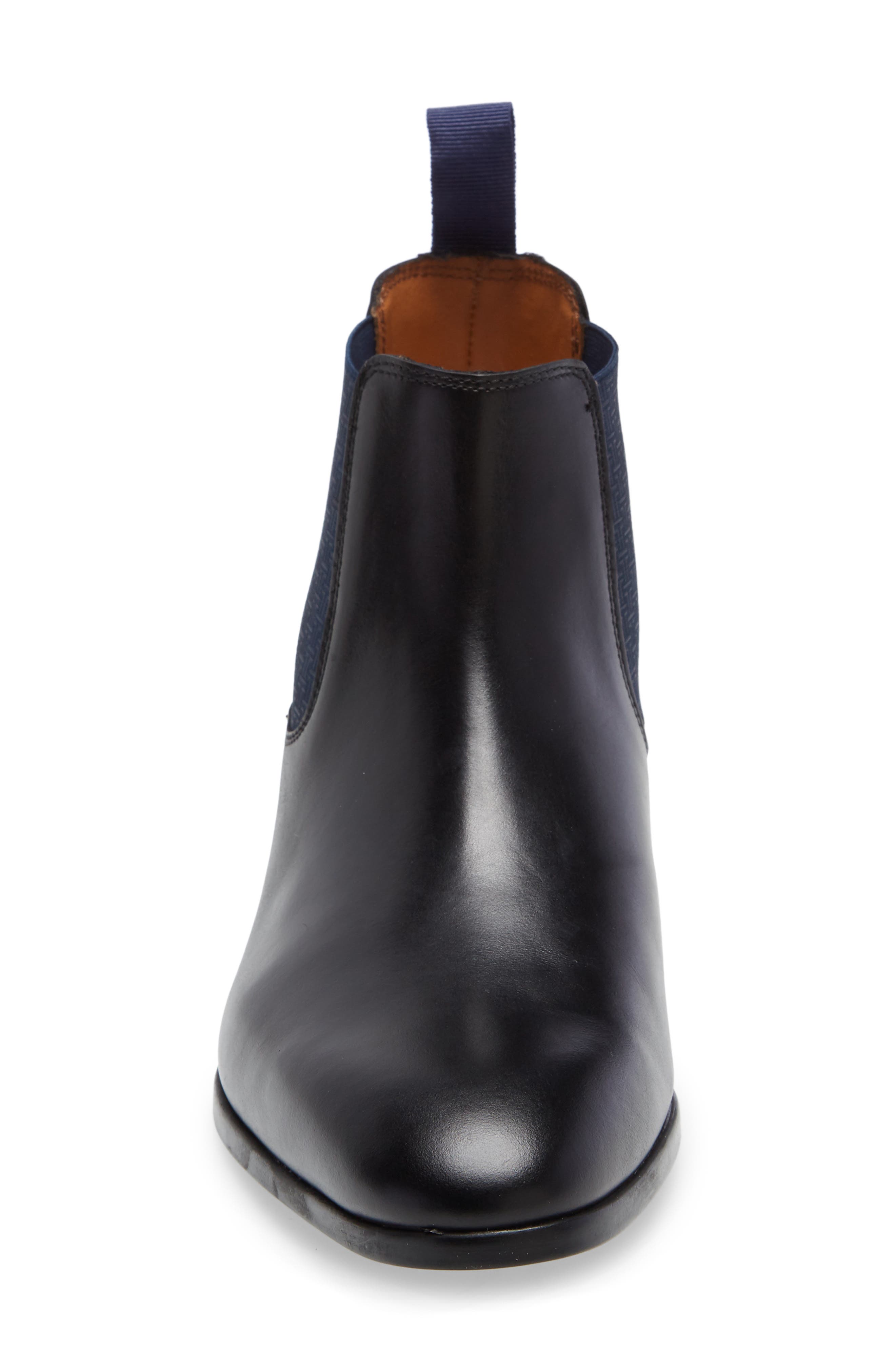 Marson Water Resistant Chelsea Boot, Alternate, color, BLACK