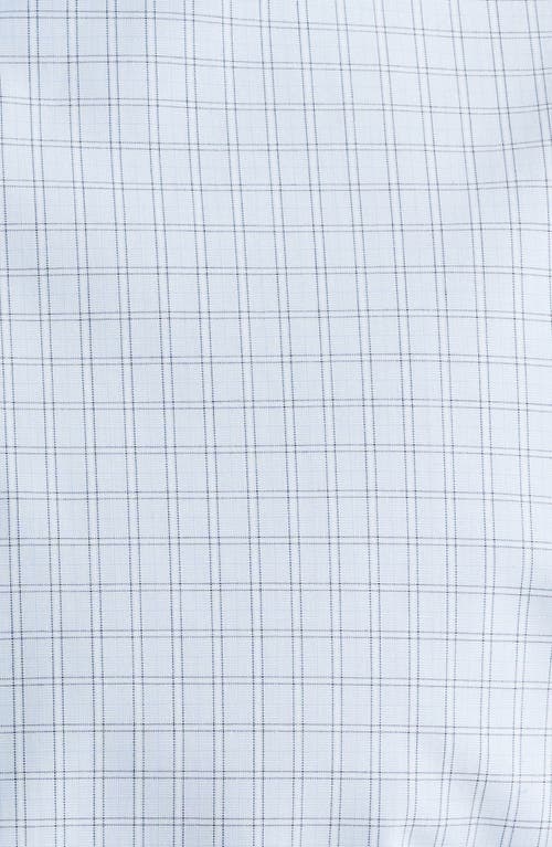 Nordstrom Extra Trim Fit Check Non-iron Dress Shirt In Blue Sabina Plaid