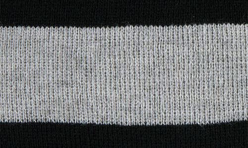 Nike Chunky Stripe Peak Beanie In Gray