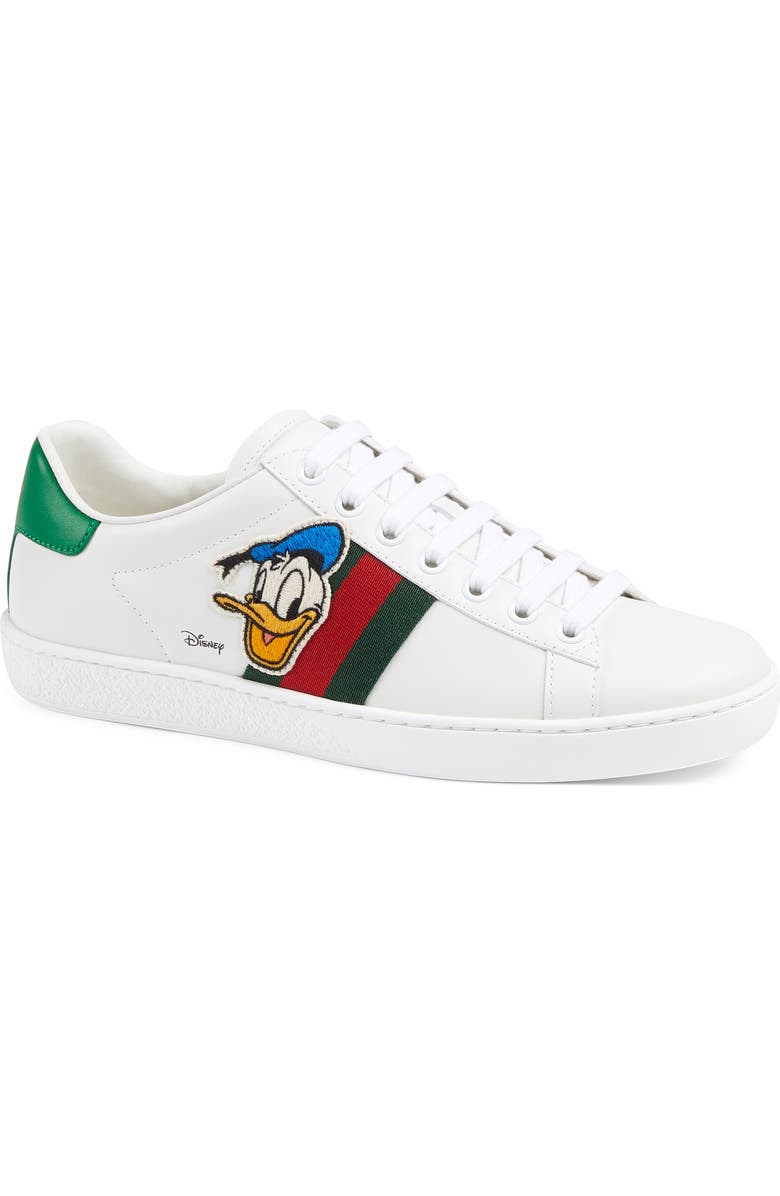 Gucci x Disney Ace Donald Duck Low Top Sneaker, Main, color,