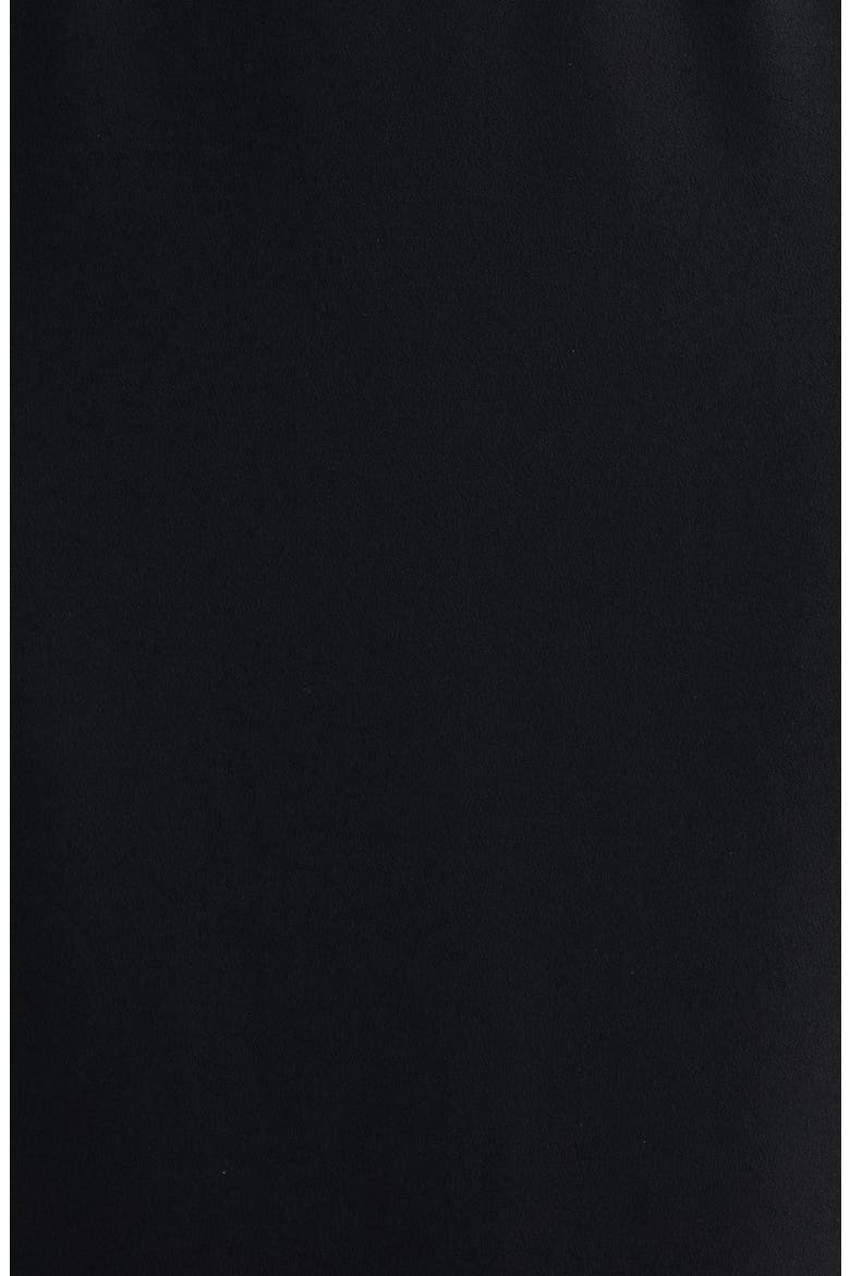 Marcella Fluted Sleeve Maxi Dress, Alternate, color, BLACK