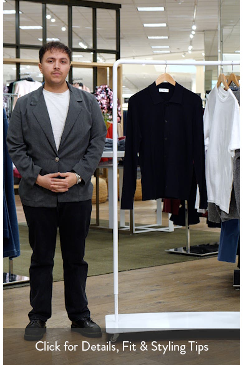 Ribbed Full Button Cardigan video