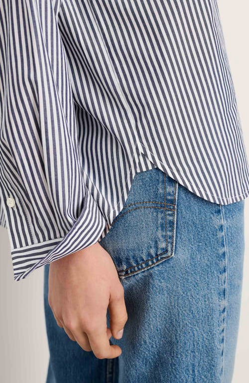 Alex Mill Standard Stripe Cotton Button-up Shirt In Multi