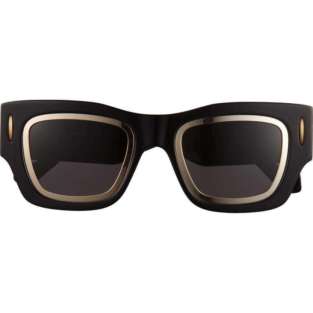 Loewe Signature Geometric Sunglasses In Black