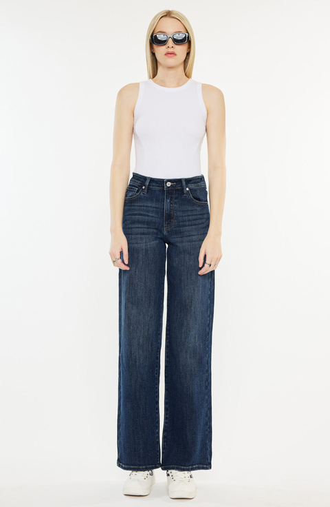 Samia Essentials High Rise Wide Leg Jeans