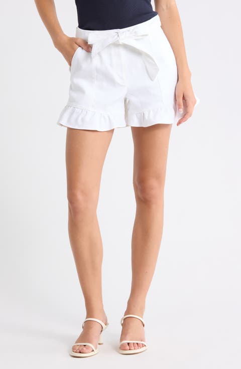 White Penny Shorts