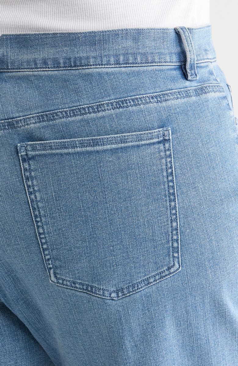 Eileen Fisher Ankle Kick Flare Leg Jeans, Alternate, color, Classic Indigo