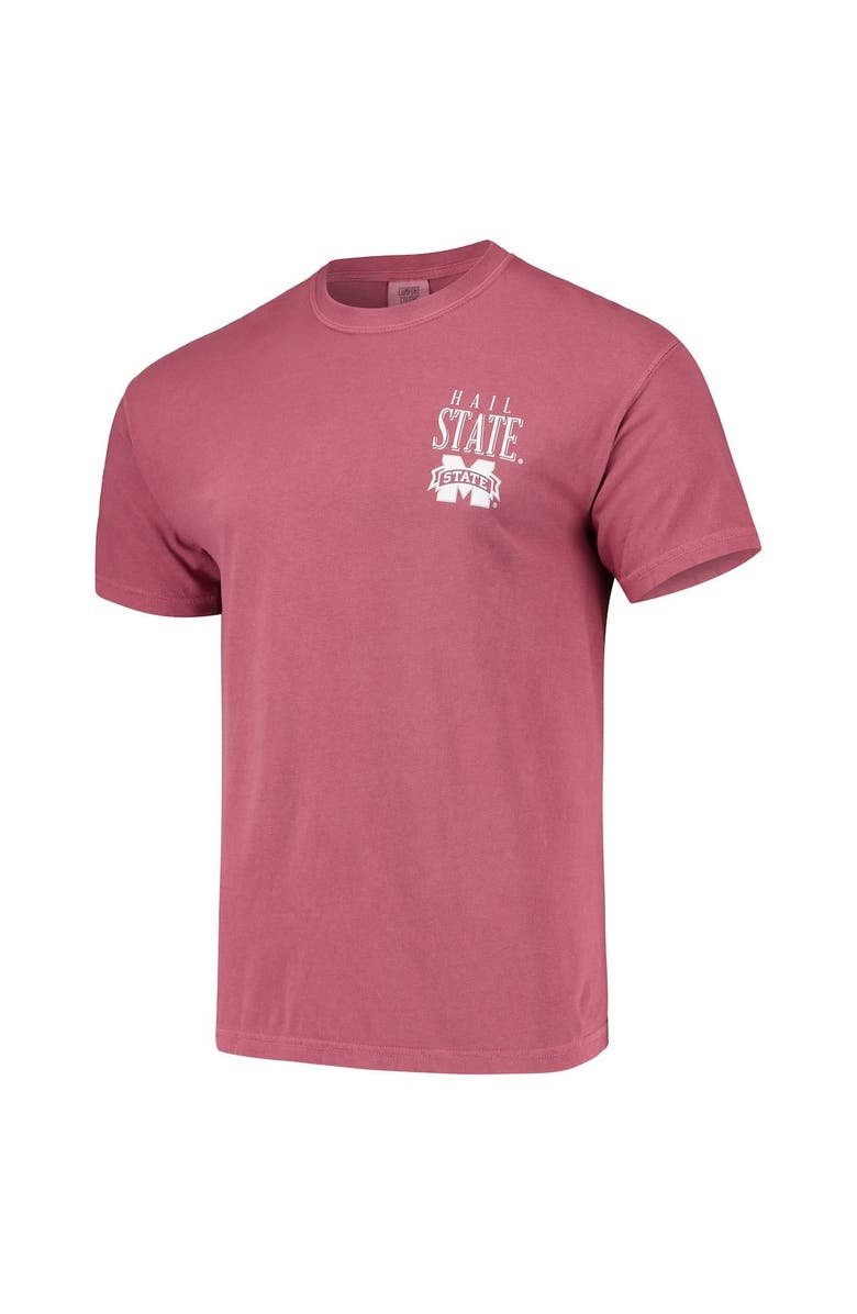 IMAGE ONE Men's Maroon Mississippi State Bulldogs Comfort Colors Welcome to the South T-Shirt, Alternate, color, 