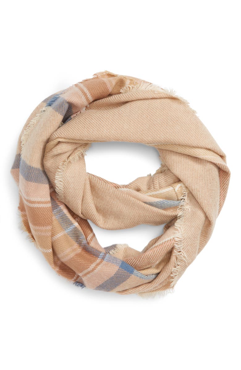 BP. 'Heritage' Plaid Scarf, Main, color,
