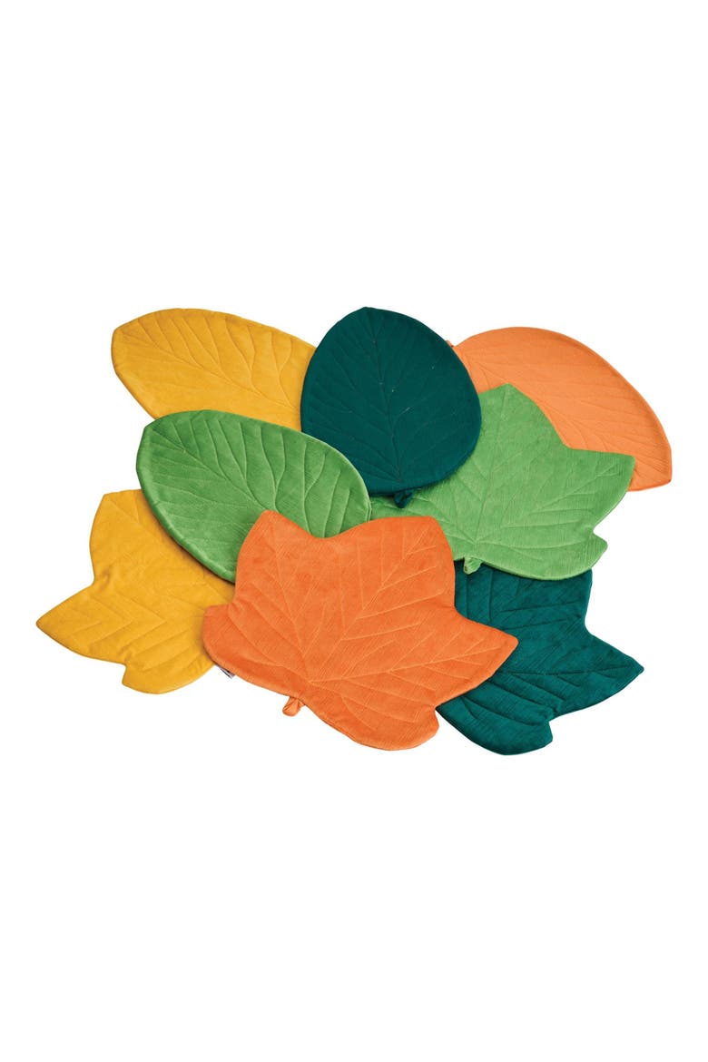Jumbo Sensory Leaves - Set of 8, Main, color, Multicolored