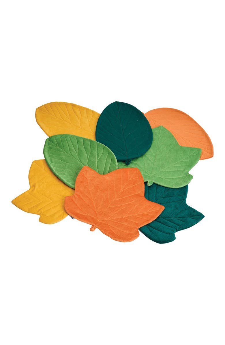 Kaplan Early Learning Company Jumbo Sensory Leaves - Set of 8, Main, color, Multicolored