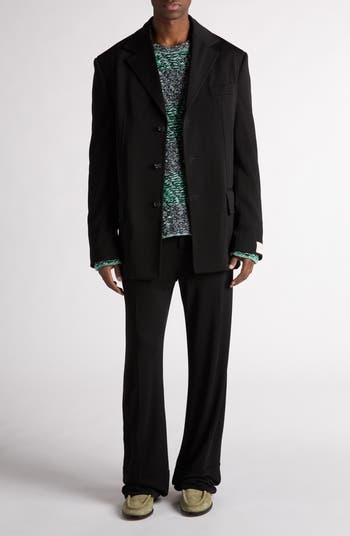コート BOTTEGA VENETA BLACK JERSEY COAT Bottega Veneta Black Jersey Coat | italist