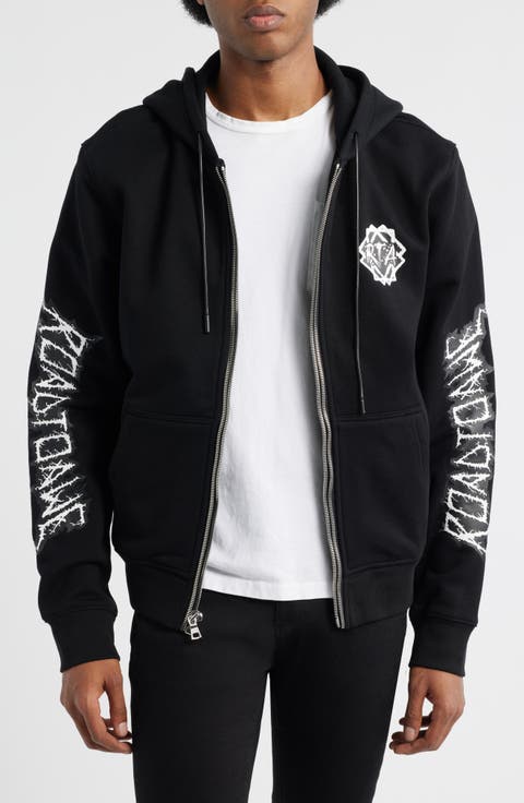 Floyd Black Metal Zip Hoodie