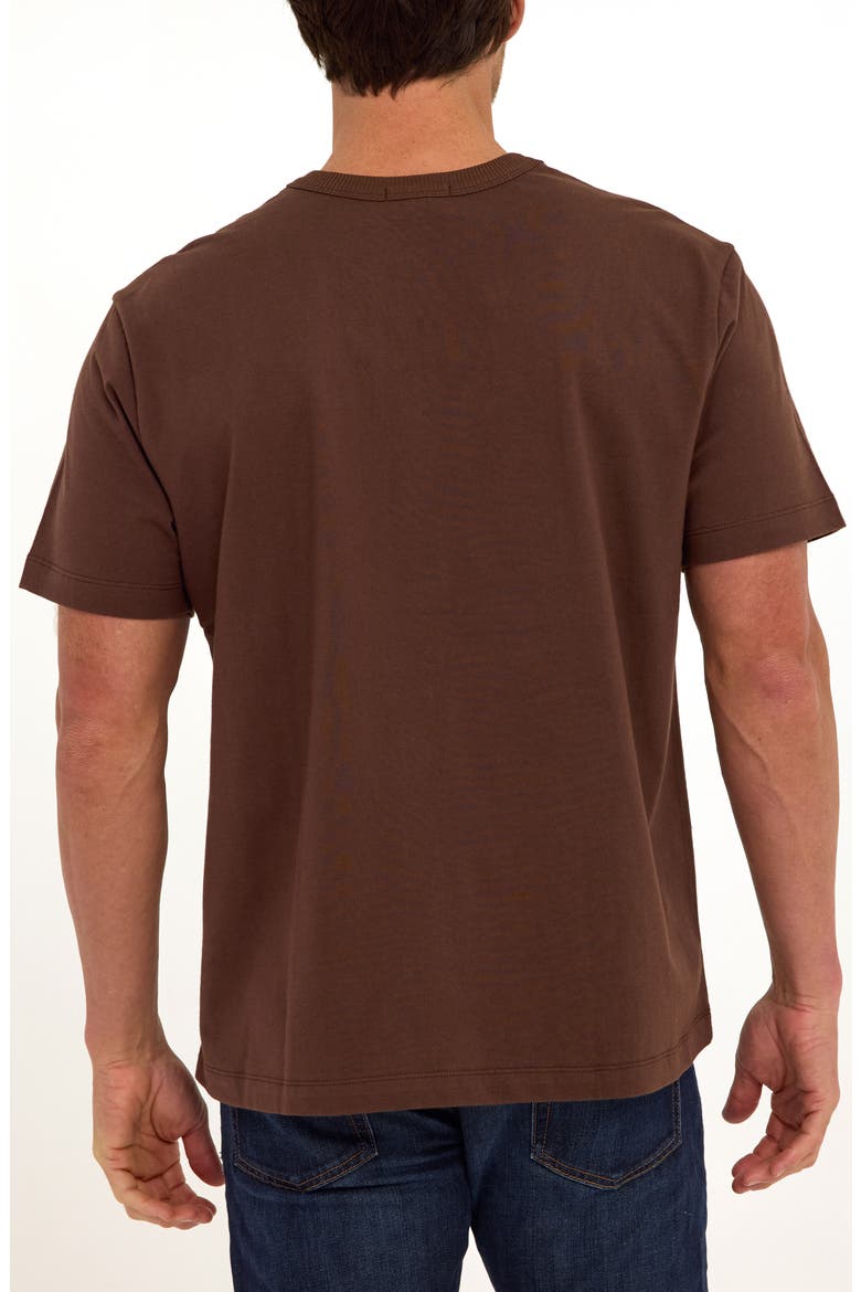 Johnny Relaxed Fit Organic Cotton Jersey T-Shirt, Alternate, color, COFFEE