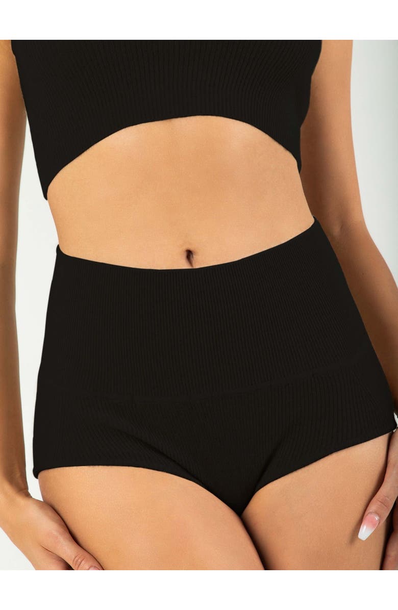 Gobi Cashmere Cashmere Underwear, Alternate, color, Black