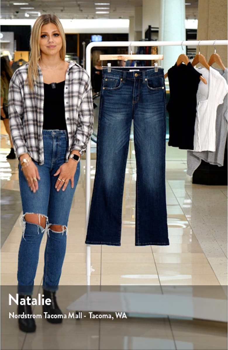 Mandy High Waist Baby Bootcut Jeans, sales video thumbnail