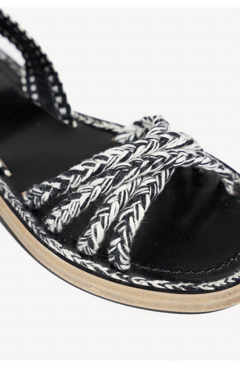 Amambaih Graciela Sandals, Alternate, color, Ivory-Black