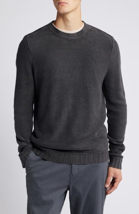 Men Medium NORDSTROM Alpaca Blend buy Crew Neck Sweater, Grey Silk Heather