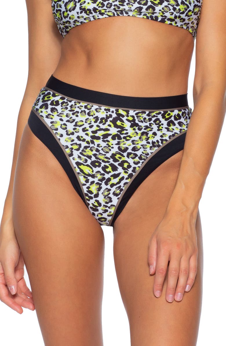 Soluna Into the Wild High Waist Bikini Bottoms, Main, color, 