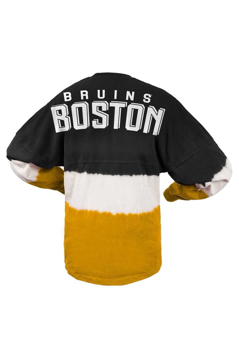 Women's Fanatics Branded Black/Gold Boston Bruins Ombre Long Sleeve T-Shirt, Alternate, color, Black