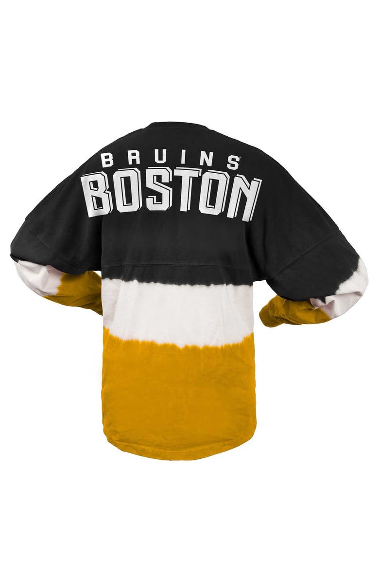 SPIRIT JERSEY Women's Fanatics Branded Black/Gold Boston Bruins Ombre Long Sleeve T-Shirt, Alternate, color, Black
