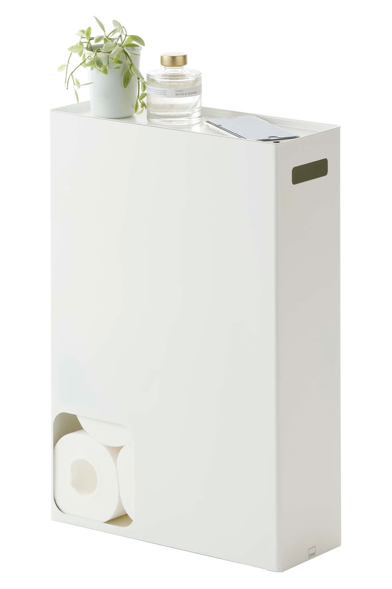 Toilet Paper Stocker, Main, color, WHITE