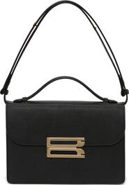 Victoria Beckham Dorian Grained Leather Shoulder Bag
