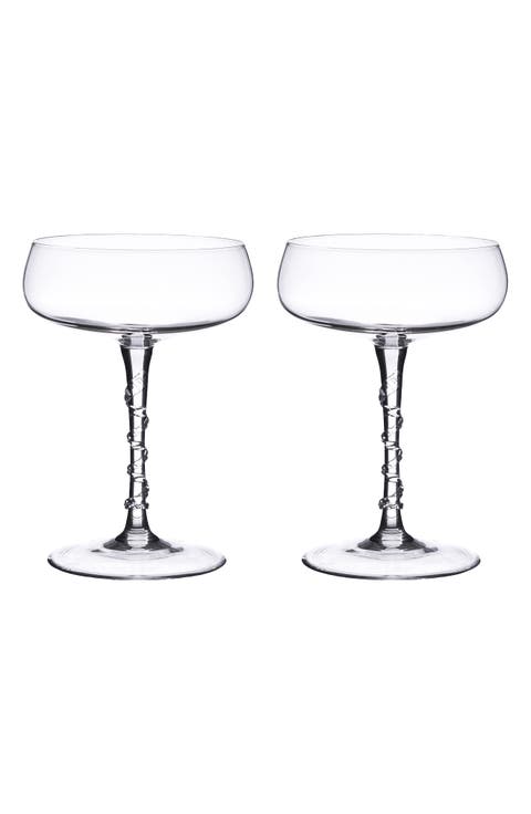 Amalia Set of 2 Coupe Glasses