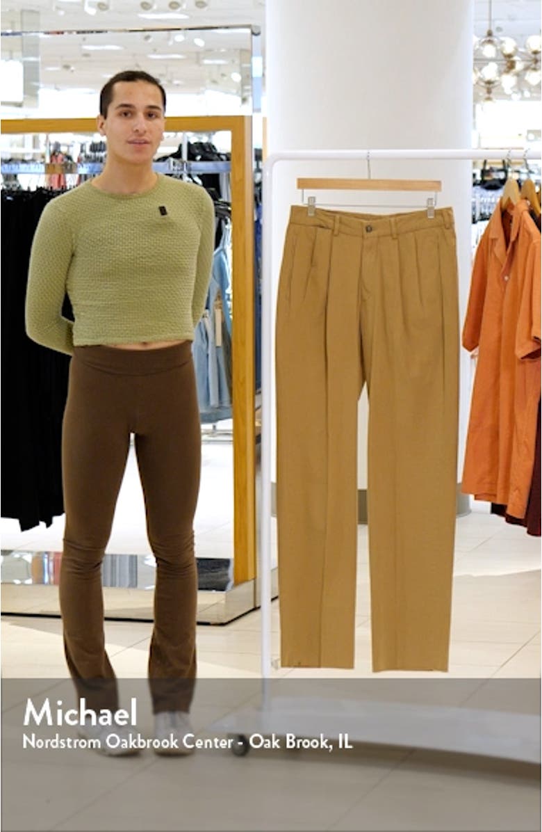 Charleston Washed Poplin Chino Pants, sales video thumbnail