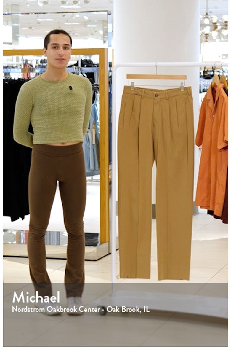 Charleston Washed Poplin Chino Pants video