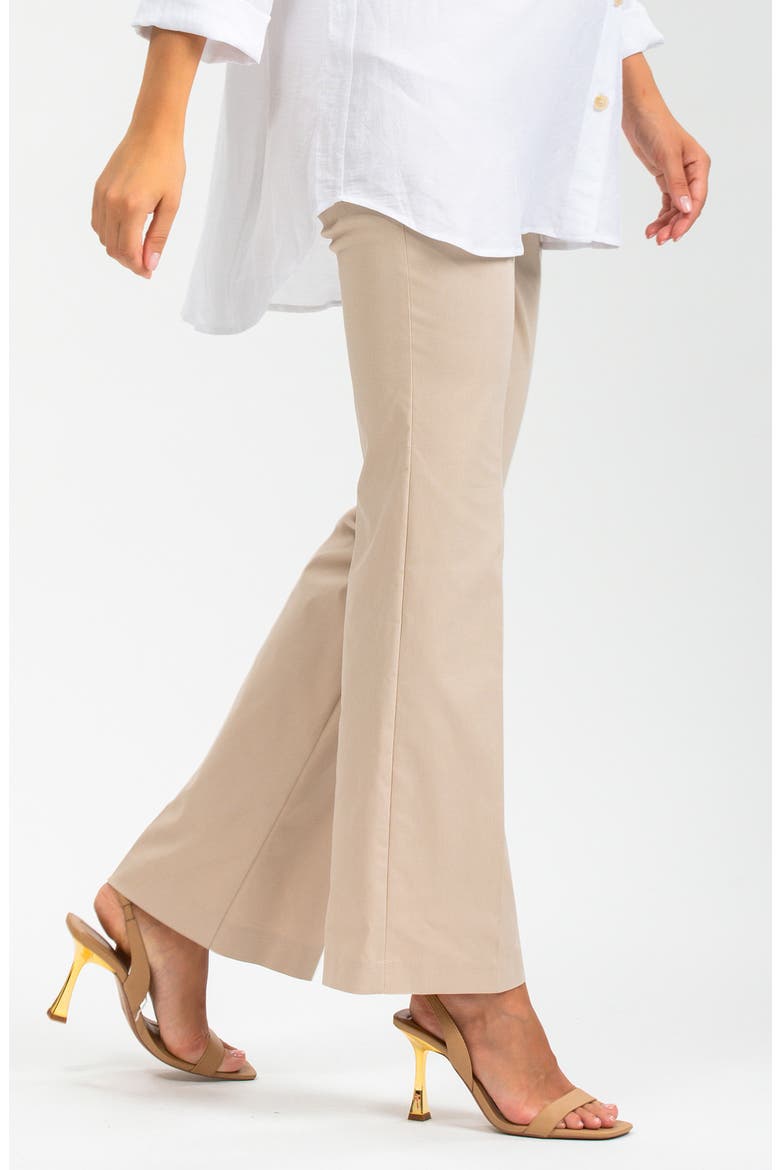 Kevin Flare Maternity Pants, Alternate, color, DESERT