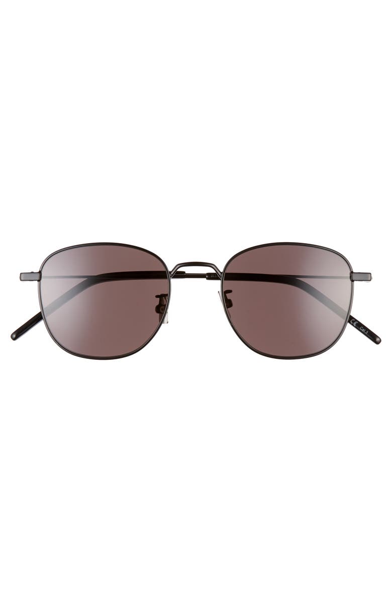 Saint Laurent 50mm Round Sunglasses, Alternate, color,