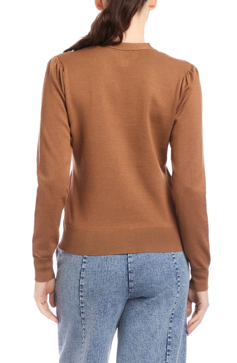 FIFTEEN TWENTY Lacey Cardigan, Alternate, color, Mocha