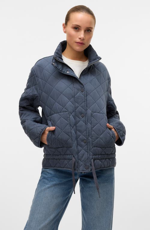 Vero Moda Laguna Quilted Jacket In Blue