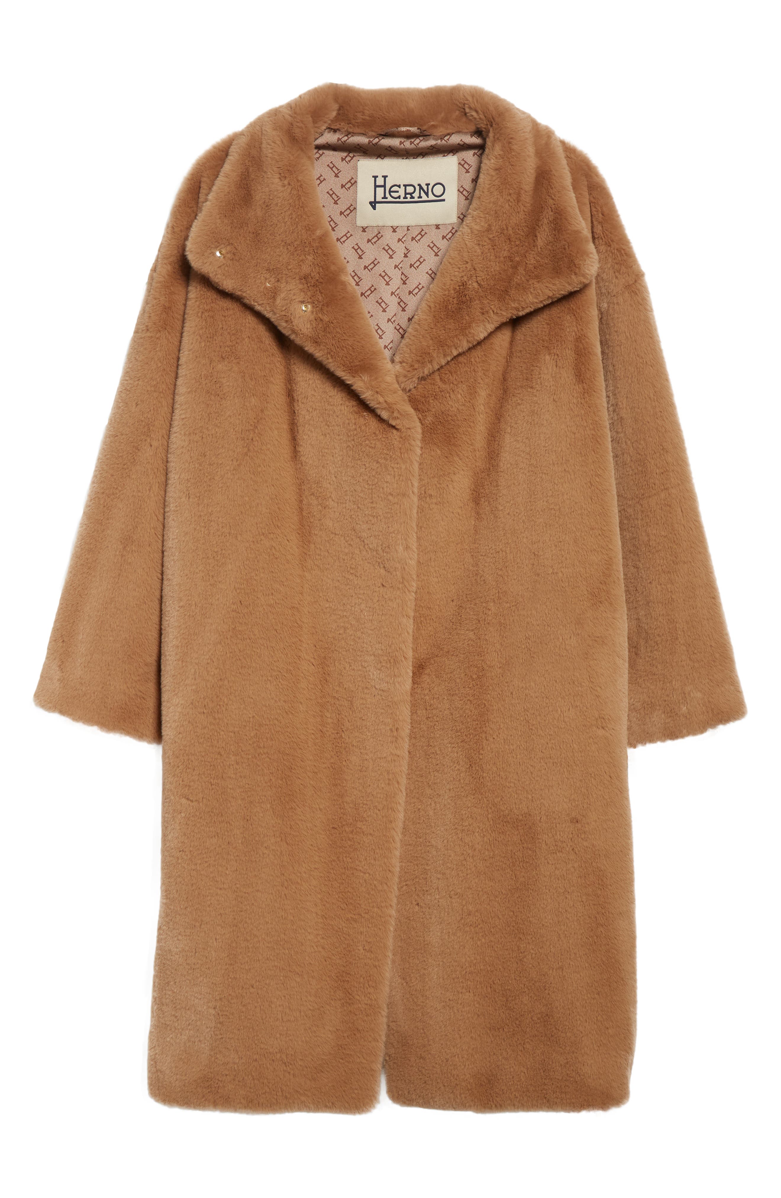Dropped Shoulder Faux Fur Coat (Women) | Nordstrom