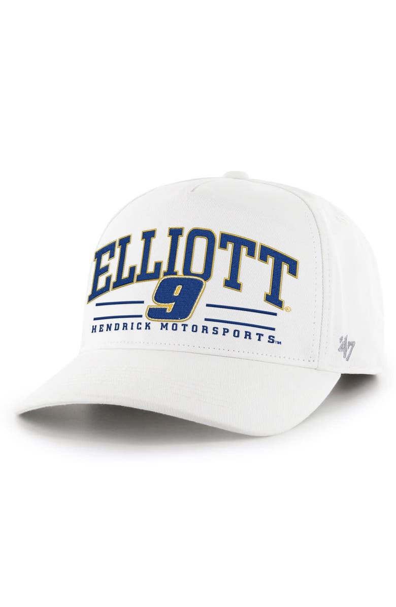 '47 Men's '47  White Chase Elliott  Roscoe Hitch Adjustable Hat, Main, color, White