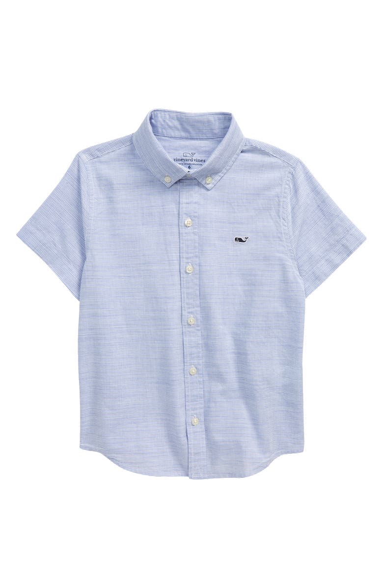 vineyard vines Kids' Poplin Button-Down Shirt, Main, color,