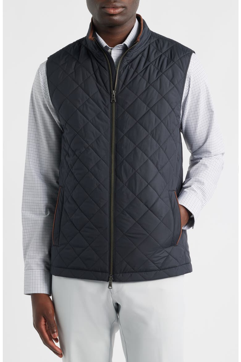 Brentwood Quilted Vest, Alternate, color, BLACK