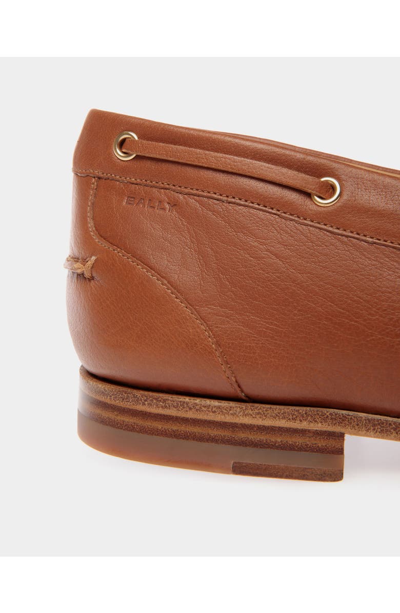 Bally Plume Loafer in Leather, Alternate, color, Brown