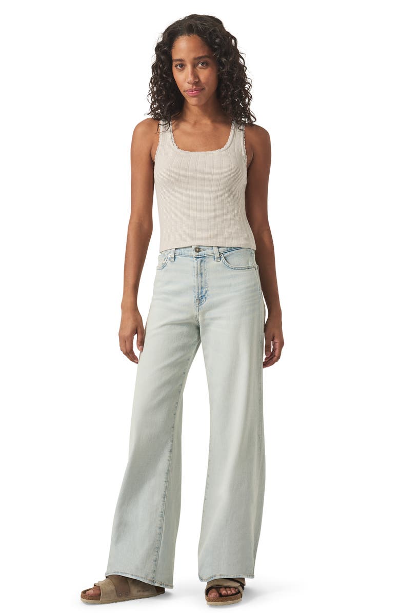 Splendid Pointelle Rib Tank, Alternate, color,