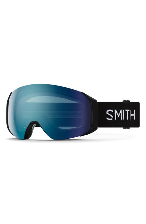 Smith 4d Mag™ 154mm Snow Goggles In Black/everyday Blue Mirror