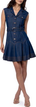 CIEBON Vita Topstitch Detail Dress