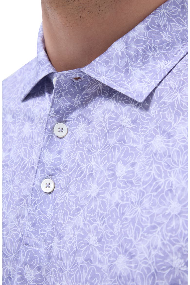 Victor OoohCotton® Floral Polo, Alternate, color, LILAC