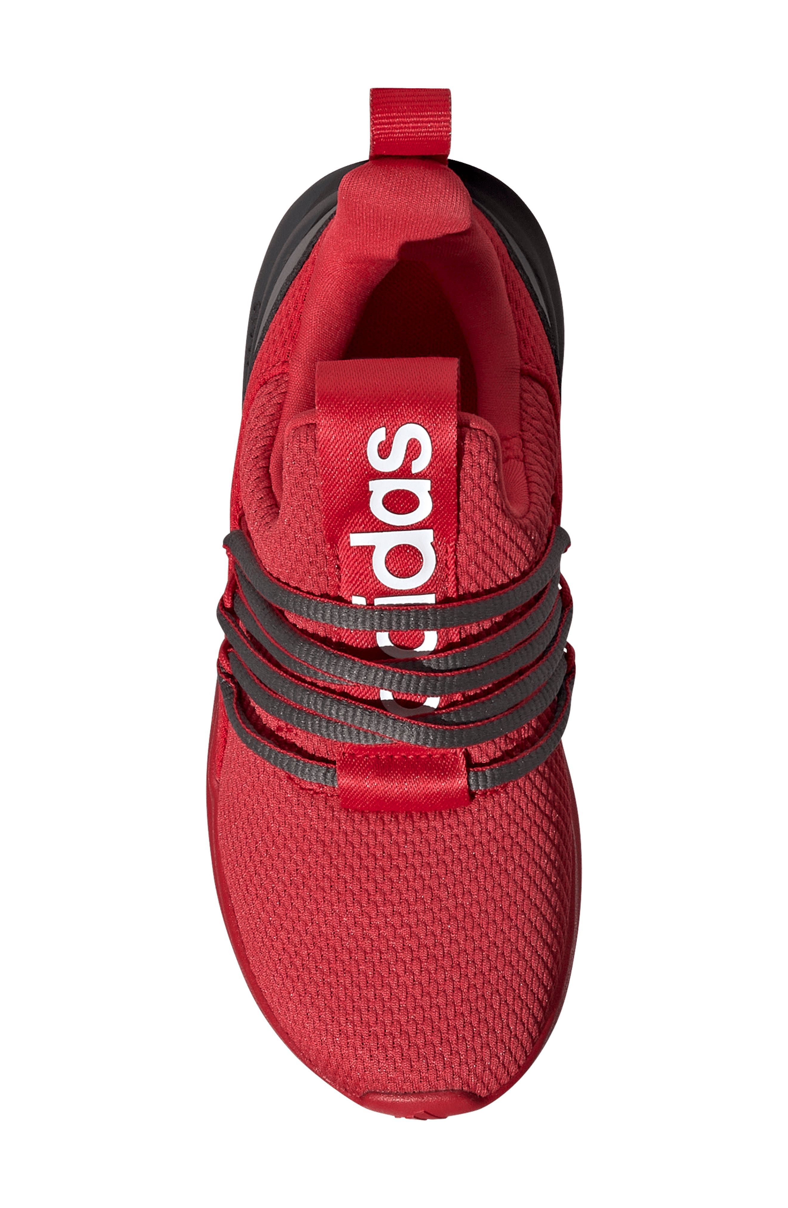 Kids' Lite Racer Adapt Sneaker, Alternate, color, SCARLET/ GREY/ WHITE