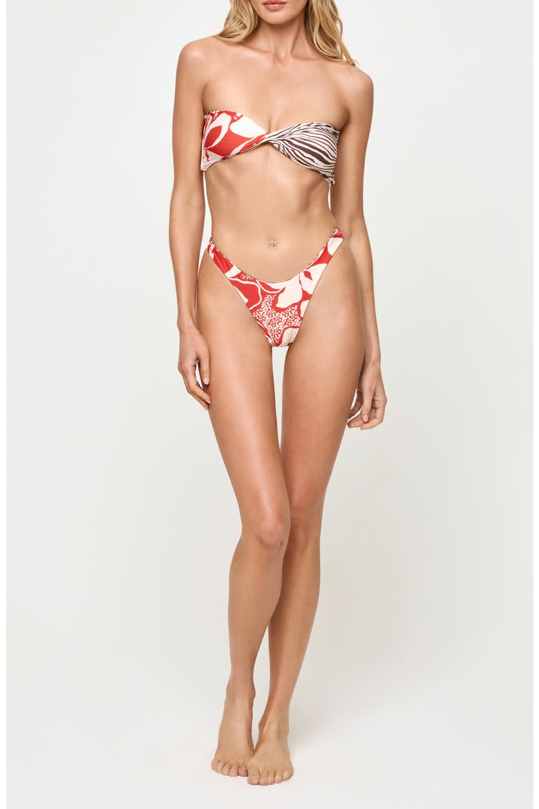 Damian Reversible Bikini Bottoms, Alternate, color, YOU'RE AN ANIMAL/ HIB BLOOM