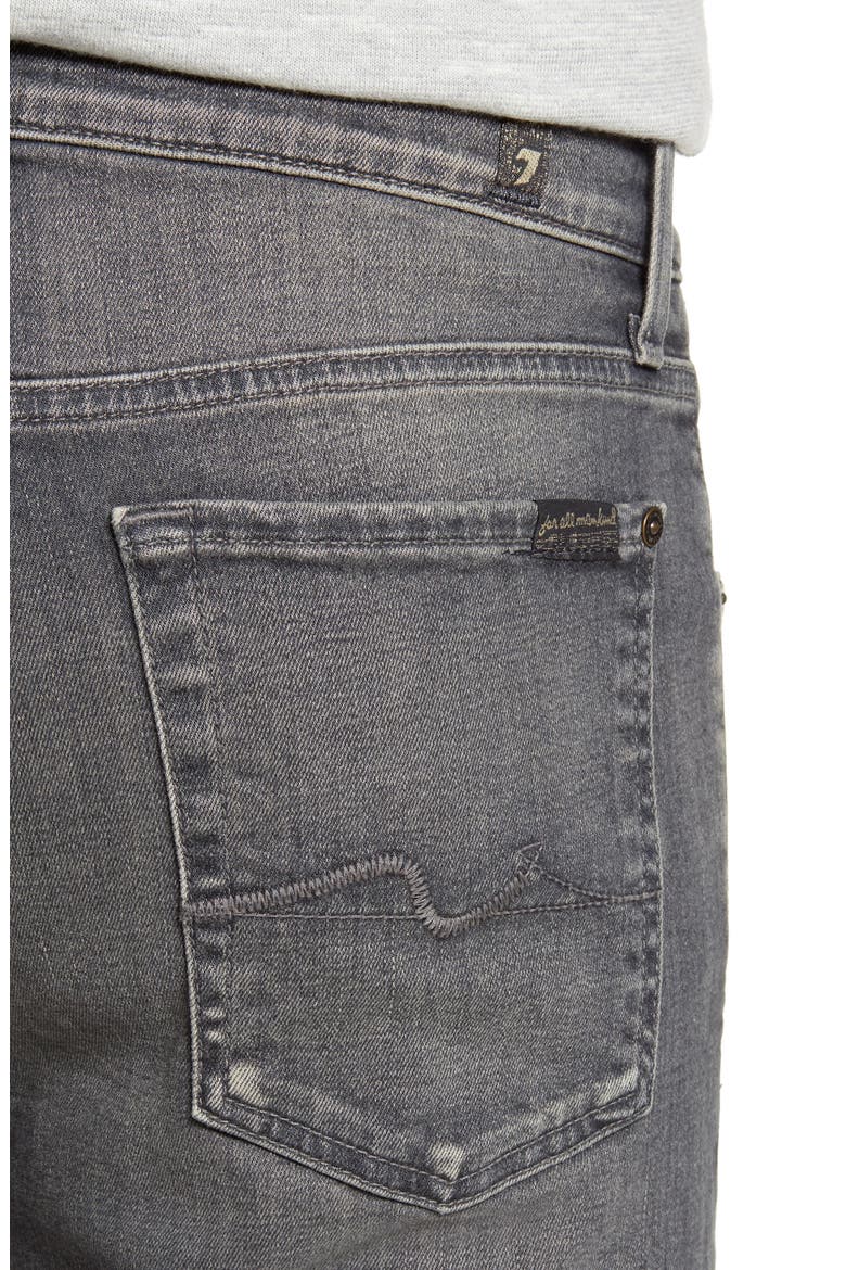 7 For All Mankind® Slimmy Slim Fit Jeans, Alternate, color, CARBON