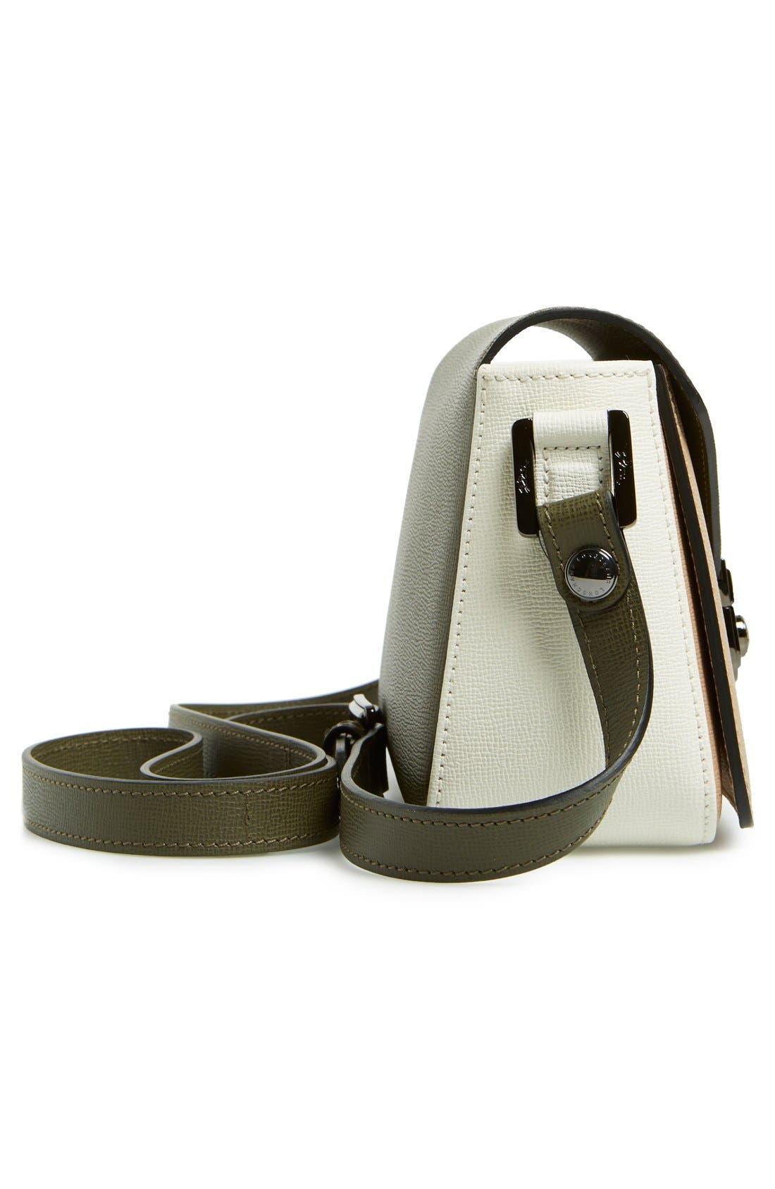 Longchamp 'Small Le Pliage - Heritage' Leather Crossbody Bag, Alternate, color, 